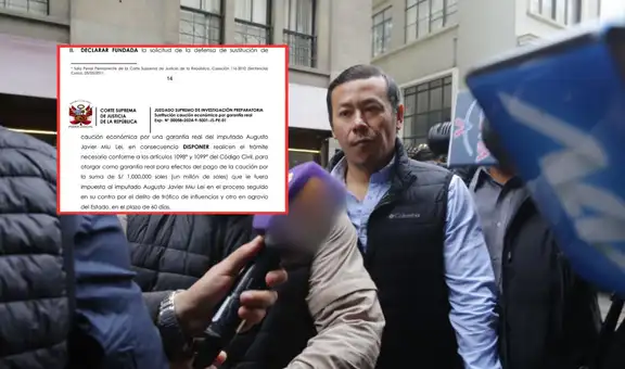 Poder Judicial acepta que Javier Miu Lei sustituya caución de 1 millón de soles por inmueble valorizado en más de 600.000 dólares
