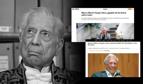 "El gigante de las letras universales": así informa la prensa internacional la muerte del nobel peruano Mario Vargas Llosa