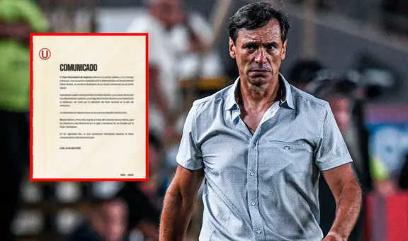 Universitario confirma salida de Fabián Bustos y revela quiénes dirigirán al equipo en los próximos partidos