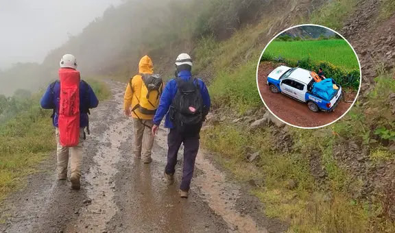 Un menor fallecido y tres desaparecidos deja huaico en la sierra de La Libertad