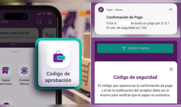 Yape 2025: ¿en qué se diferencia el nuevo código de seguridad del código de aprobación en la app y por qué son importantes?