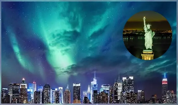 Nueva York se ilumina con aurora boreal: cuándo y dónde podrás disfrutar mejor de este increíble fenómeno