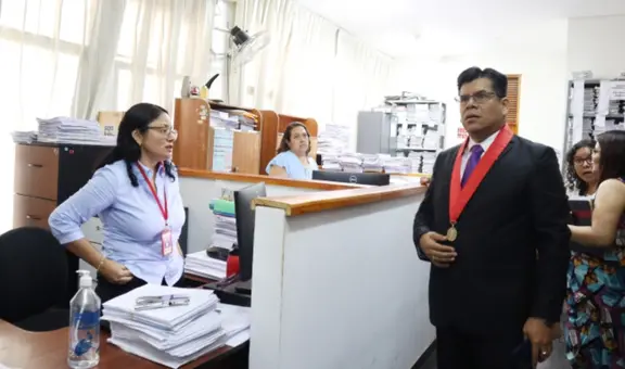 Presidente de la Corte Superior de Piura realizó visita administrativa a los Juzgados Penales Unipersonales de Piura