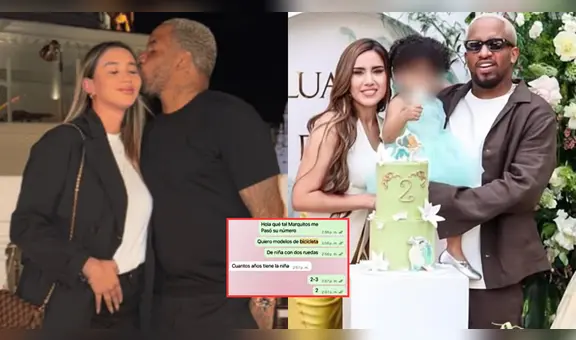 Jefferson Farfán expone chats de Xiomy Kanashiro y muestra regalo que le envió a su hija con Darinka Ramírez: "Estuvo de mi lado"