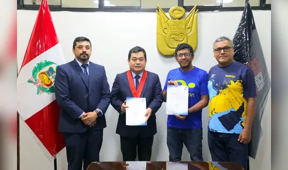 Corte Superior de Justicia de Tumbes firmó convenio con la Academia de Natación Berendson