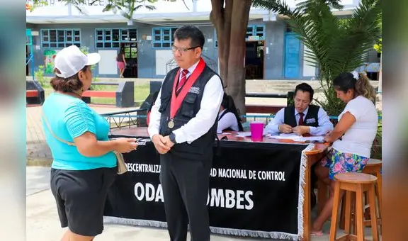 ODANC Tumbes atiende quejas judiciales en I.E. César Vallejo con programa itinerante de justicia