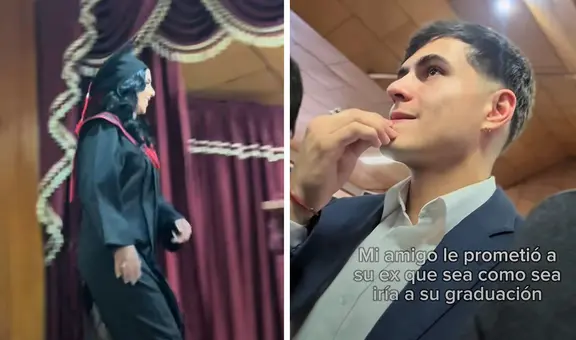 Joven asistió a la graduación de su expareja y genera reacciones en redes: “Era una promesa”