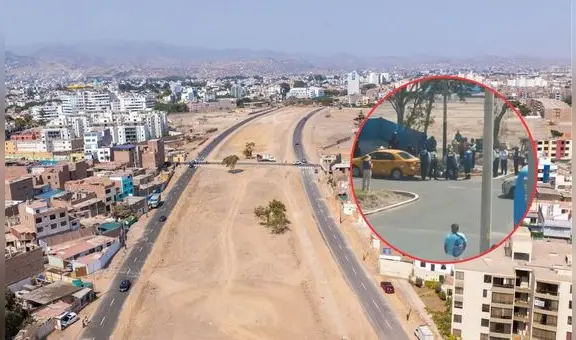 Vía Expresa Sur sin luces ni señales: vecinos responsabilizan a López Aliaga tras varios accidentes vehiculares