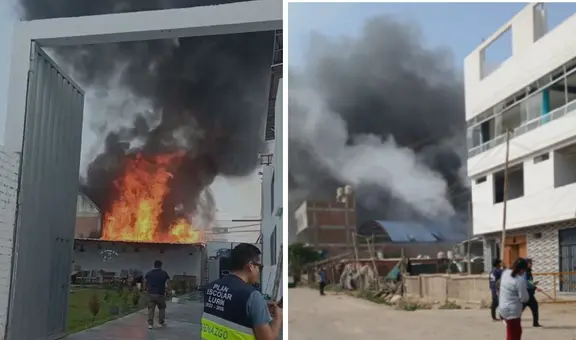 Incendio en Lurín: se registran 16 heridos tras explosión en fábrica en antigua Panamericana Sur