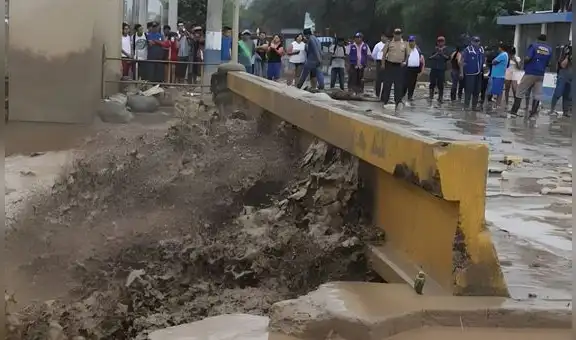 Prometía ser una solución: el puente de S/10 millones en Lima Este que está a punto de colapsar por grietas y rajaduras