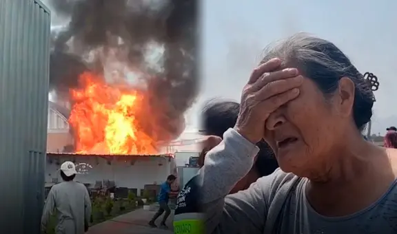 Adulta mayor se queda sin medicinas tras fuerte explosión e incendio en Lurín: "Me quedé temblando"