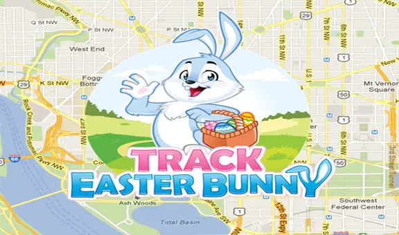 Easter Bunny Tracker 2025: sigue al Conejo de Pascua por el mundo a través del rastreador oficial