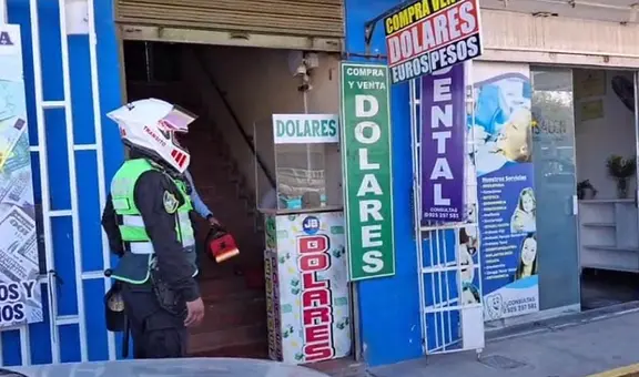 Cambista es herido de bala tras enfrentarse a banda de marcas en Arequipa
