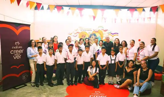 Natura inaugura biblioteca escolar en Belén para impulsar la educación en la Amazonía