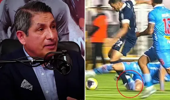 "Jugada lamentable": Presidente de Conar explicó por qué Ugarriza no fue expulsado pese a lesionar a Enrique en el Alianza Lima vs Garcilaso