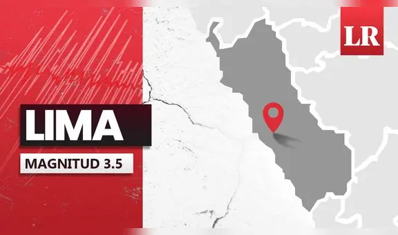 Temblor de magnitud 3,5 se sintió en Lima hoy, según IGP