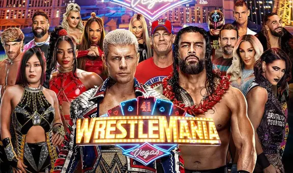 WrestleMania 41: conoce la cartelera completa con todas las peleas de la Noche 1 y 2 del evento más esperado de la WWE