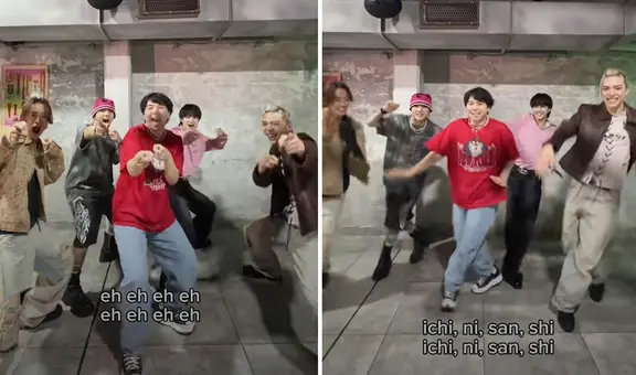 Peruano le enseñó los clásicos pasos de cumbia a grupo japonés y es furor en redes: “Peruanizando”