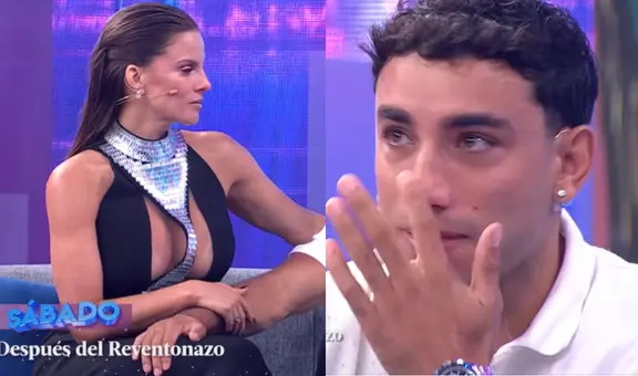 Said Palao rompe en llanto al declarar su amor a Alejandra Baigorria por primera vez en televisión nacional: “Mi futura esposa”
