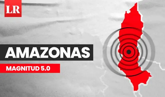 Temblor de magnitud 5.0 se sintió en Amazonas hoy, según IGP