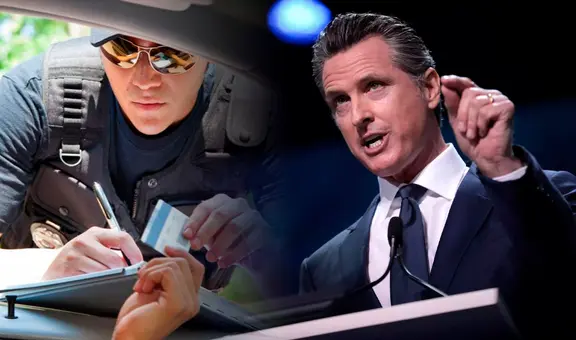 Gavin Newsom firma nueva ley que impone duras sanciones a conductores por una infracción común en California