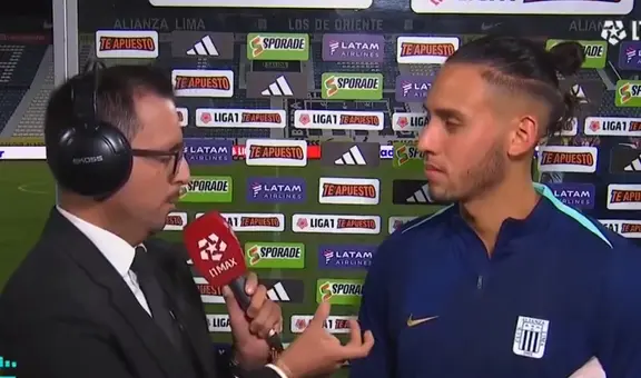 Erick Noriega aclara los rumores de su posible salida de Alianza Lima al exterior: "Lo hablé con mi representante"