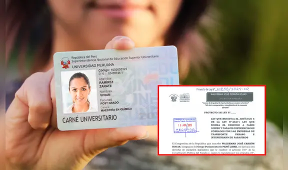 Carnet universitario gratis: nueva propuesta del Congreso detalla en qué casos aplicaría el beneficio