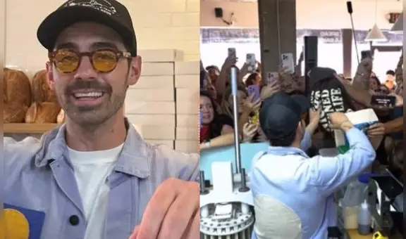 Joe Jonas elige una panadería venezolana en Miami para encontrarse con sus fans y promocionar su nuevo sencillo