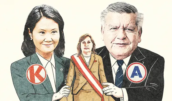 Los partidos políticos de Keiko Fujimori y César Acuña son la fuerza oficialista de Dina Boluarte