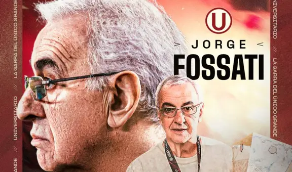 Universitario anuncia el regreso de Jorge Fossati para lograr el tricampeonato de la Liga 1