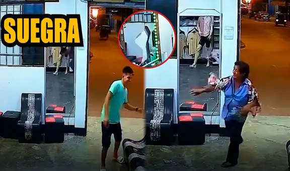 Le gritaron "Suegra" y regresó con una piedra: mujer ataca una barbería en San Martín