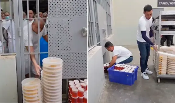 Megacárcel de El Salvador impone estrictas reglas alimenticias a prisioneros: prohibidas las carnes y les exigen comer con la mano