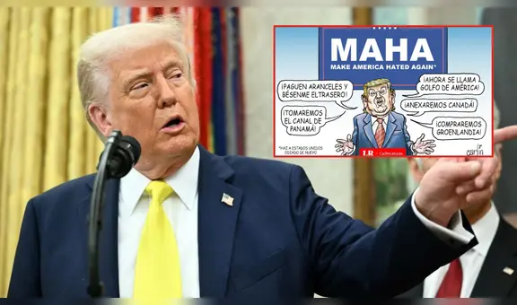 "Haz a EE.UU. odiado de nuevo": Carlincatura retrata a Donald Trump decidido a ganarse el desprecio del mundo por aumento de los aranceles