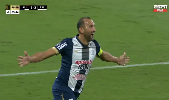 Hernán Barcos le dio el triunfo a Alianza Lima: anotó golazo agónico en el final y puso el 3-2 ante Talleres por la Copa Libertadores