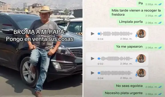 Peruana puso en venta las cosas de su papá y broma tiene épico final: “Eso sí, véndelo”