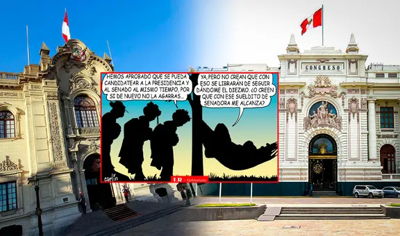 Carlincatura de hoy muestra cómo los eternos candidatos a la presidencia ahora podrán postular al Senado en simultáneo