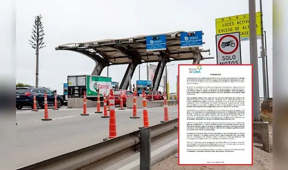 Rutas de Lima deja de cobrar peaje en Conchán: ahora piden suspender garitas de playa Arica y San Pedro