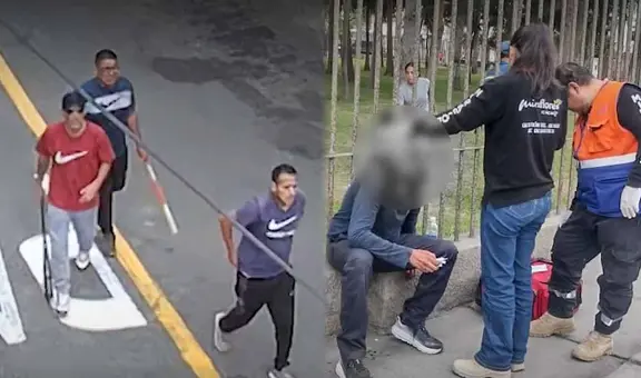 Violento enfrentamiento en pleno corazón de Miraflores: pelea por cupos en obra deja una persona herida
