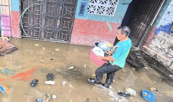 Iquitos: desborde de río llega a mercado y comerciantes piden reubicación