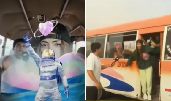 Chofer peruano recibe S/1.000 en TikTok y baja a reportero de ATV del bus en vivo: "Fue un gusto, pero te bajas en el siguiente paradero"
