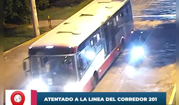 Cámaras de seguridad captan el recorrido de los extorsionadores antes de dispararle a bus del corredor rojo