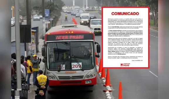 Corredor Rojo se pronuncia tras ataque armado de extorsionadores: “Es una grave amenaza”