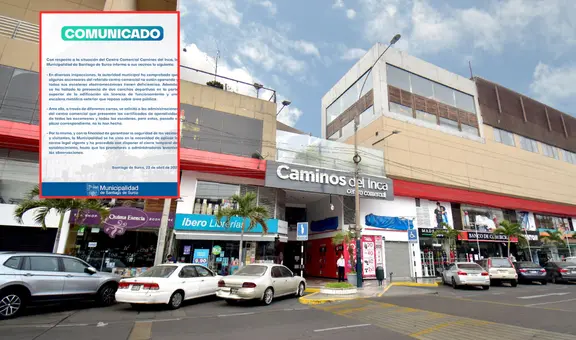 El primer mall de Surco y su trágico final: la clausura del Centro Comercial Caminos del Inca tras tres décadas