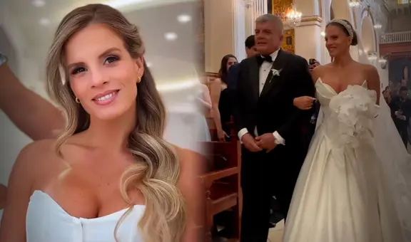 ¿Quién es Angélica García, la diseñadora de Gamarra que creó el impactante vestido de novia de Alejandra Baigorria?