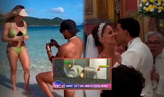 Alejandra Baigorria y Said Palao se casaron: ¿cómo inició su historia de amor que se visibilizó por un ampay de Magaly?