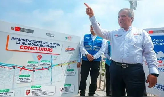 Así lucen las nuevas vías de ingreso al aeropuerto Jorge Chávez: MTC concluyó obras en la avenida Morales Duárez