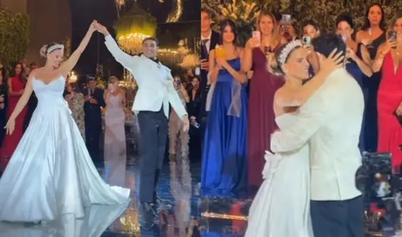 Alejandra Baigorria y Said Palao deslumbran en su primer baile como esposos: "Por toda la vida"