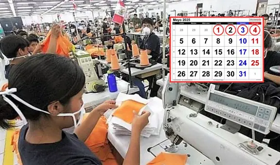 Feriados mayo 2025: calendario completo con el fin de semana largo en mayo y otros días festivos importantes en Perú