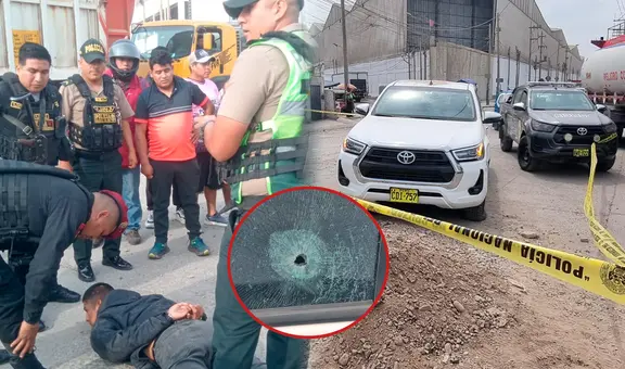 Hombre se lanza de auto para escapar de secuestro y se desata feroz balacera con la PNP en Villa El Salvador