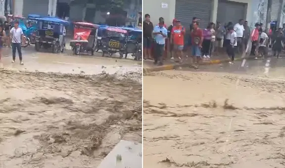 Amazonas: desborde de quebrada Cachimay causa graves daños y deja a decenas de pobladores afectados